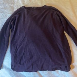 Long sleeve purple top